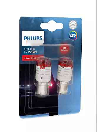 Комплект светодиодных ламп Philips 11498U30RB2 P21W LED 12V Ultinon Pro3000 RED Харьков
