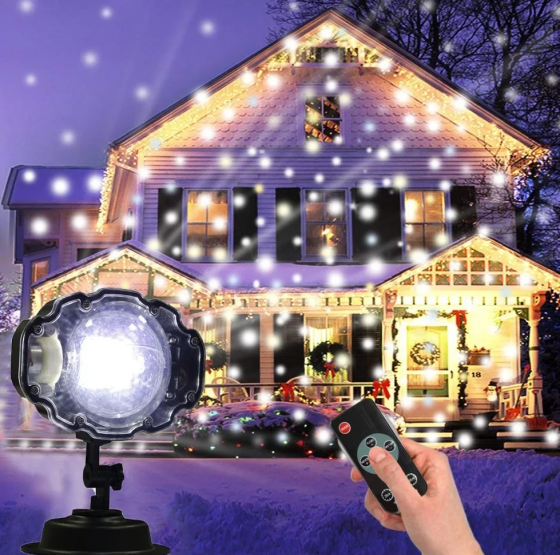 Світлодіодний лазерний проєктор XL-809, Snow білий Дніпро