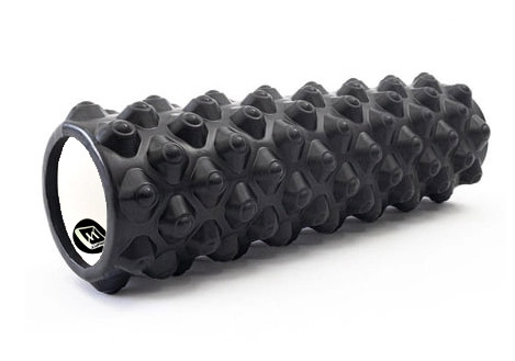 Масажний ролик EasyFit Grid Roller Extreme 45 см Чорний Коломия - фото 3