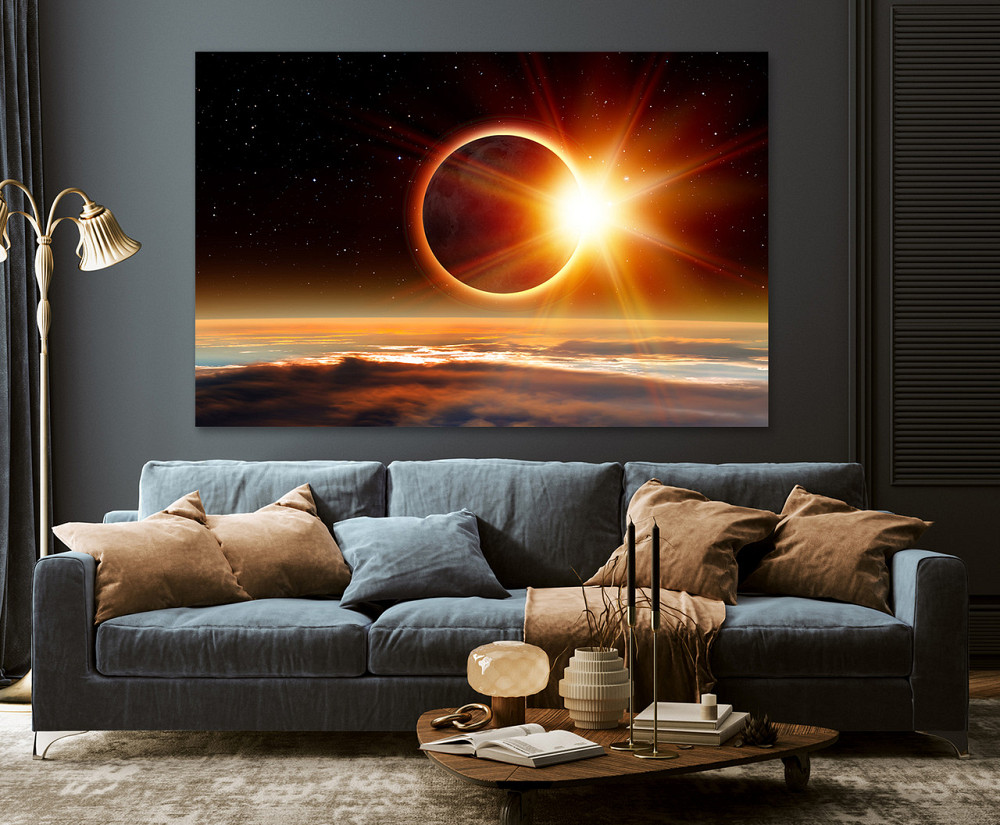 Картина холст в гостиную / спальню Сонячне затемнення     MLP_215 90х180см Киев - изображение 3