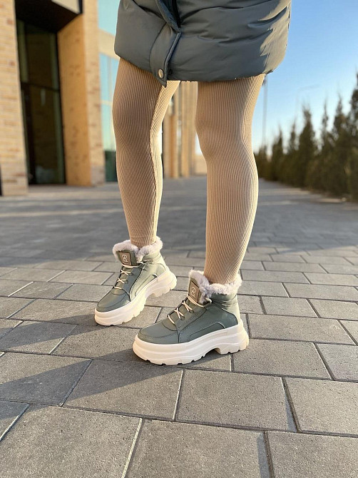 Черевики жіночі BR 07 мята натуральна шкіра зима 37-38р. (4890) Коломия - фото 10