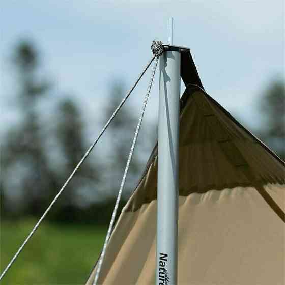 Тент для кемпінгу Naturehike Girder NH20TM006, 150D, 400*292 см, золотий (з двома стійками) Київ