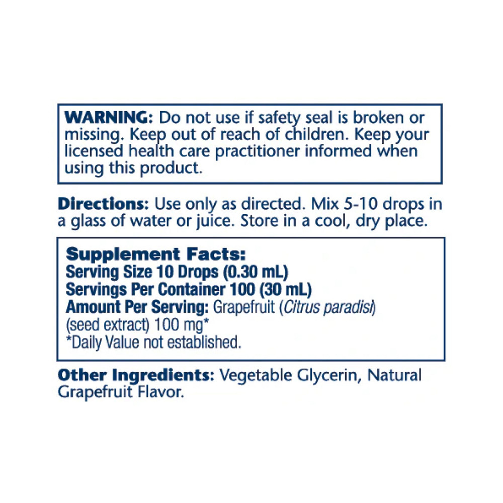 Екстракт насіння грейпфрута Solaray Grapefruit Seed Extract 100mg 30 ml Київ - фото 2