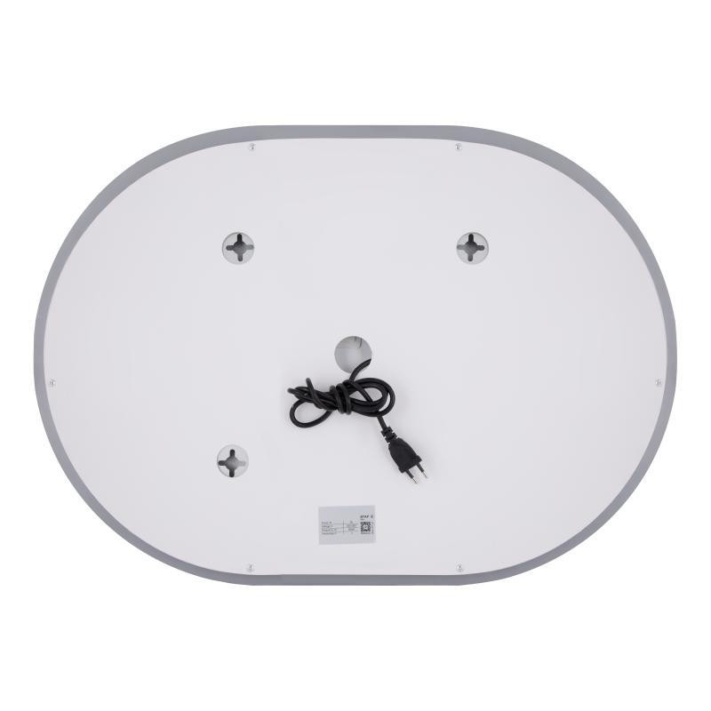 Зеркало настенное овальное сенсорное Qtap Gemini 500х700 с LED-подсветкой Touch, с антизапотеванием с диммером Харьков - изображение 10