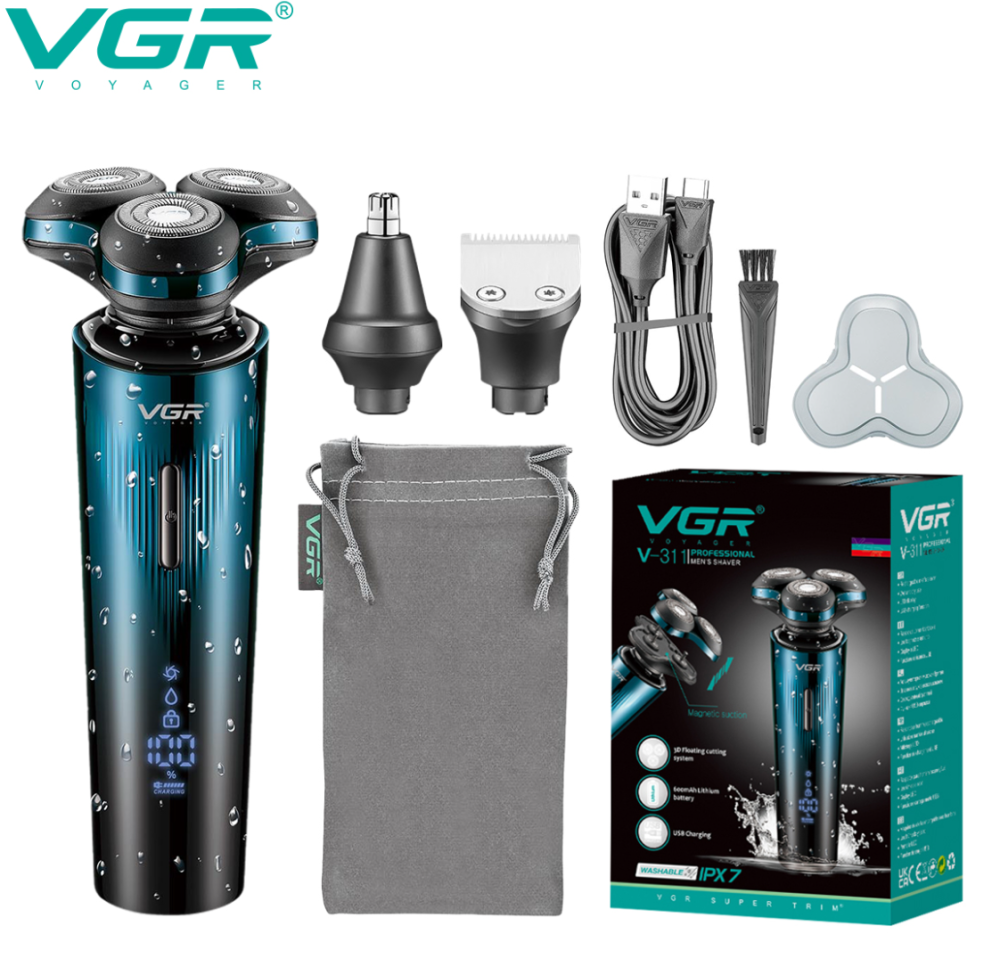 Триммер бороды и усов VGR V-303 Днепр - изображение 1