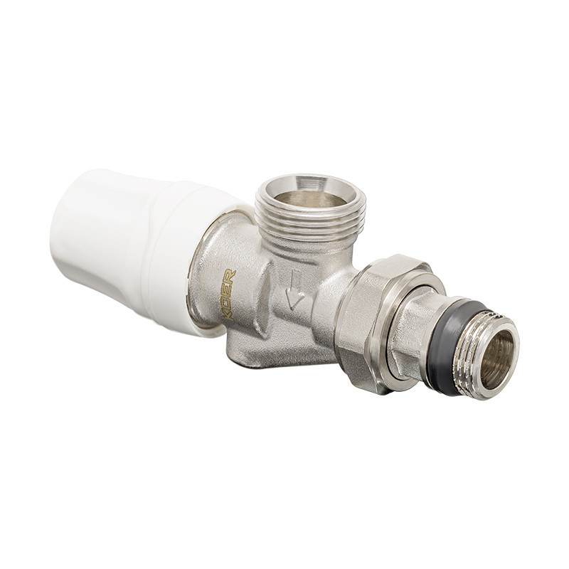 Комплект для підключення радіатора Koer SET-16 - 1/2"x3/4" (осьовий) з термоголовкою ЗЗ (KR3179) Київ - фото 6