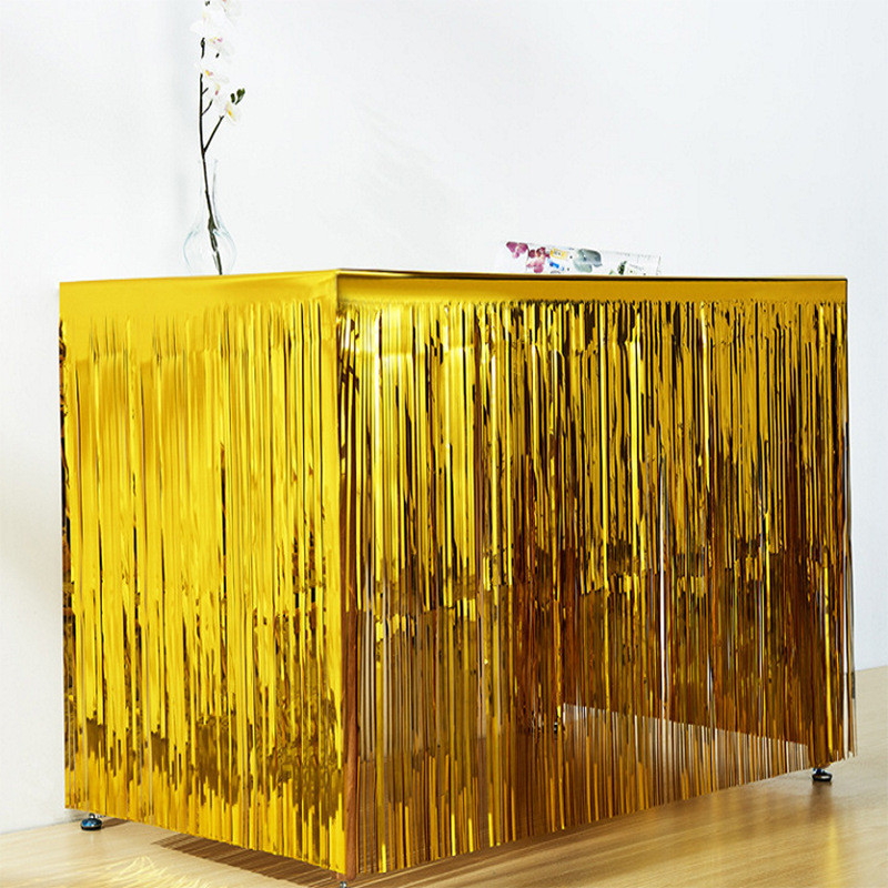 Дощик широкий на стіну та стіл 74 см на 274 см золотистий Київ - фото 4