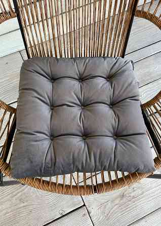 Подушка для стільців (40x40х5 см) Decorator Velour колір серый 84-103 Київ