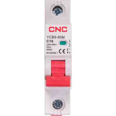 Автоматичний вимикач CNC YCB9-80M 1P C16 6ka (NV821426) Вінниця