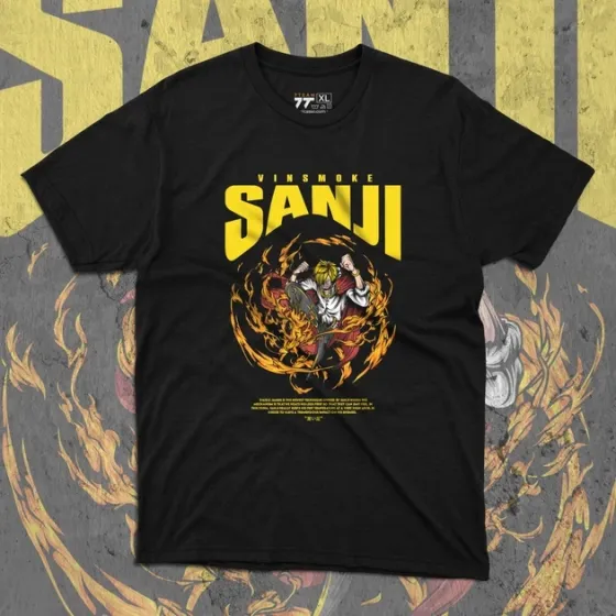 Футболка мужская с принтом Ван Пис Sanji Vinsmoke Размер 48 Anime0274 Днепр