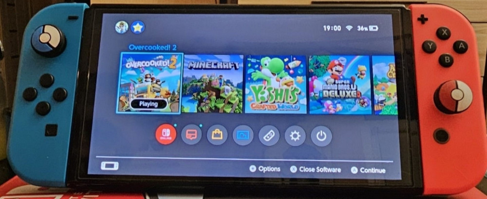 Приставка Nintendo Switch OLED (Neon Blue and Neon Red) Київ - фото 6