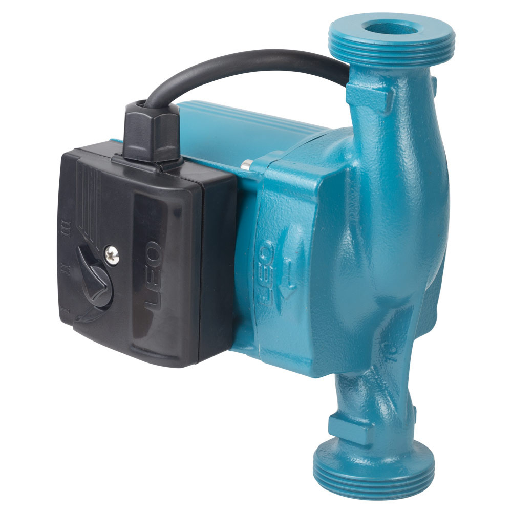 LEO Насос циркуляционный 74Вт Hmax 4м Qmax 55л/мин Ø1½" 180мм + гайки Ø1" LEO 3.0 LRP25-40/180 Коломыя - изображение 2