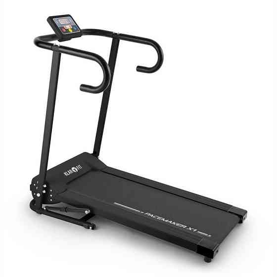 Беговая дорожка Pacemaker X1 10 км/ч тренировочный компьютер черный Черный (Германия, читать описание) Ровно