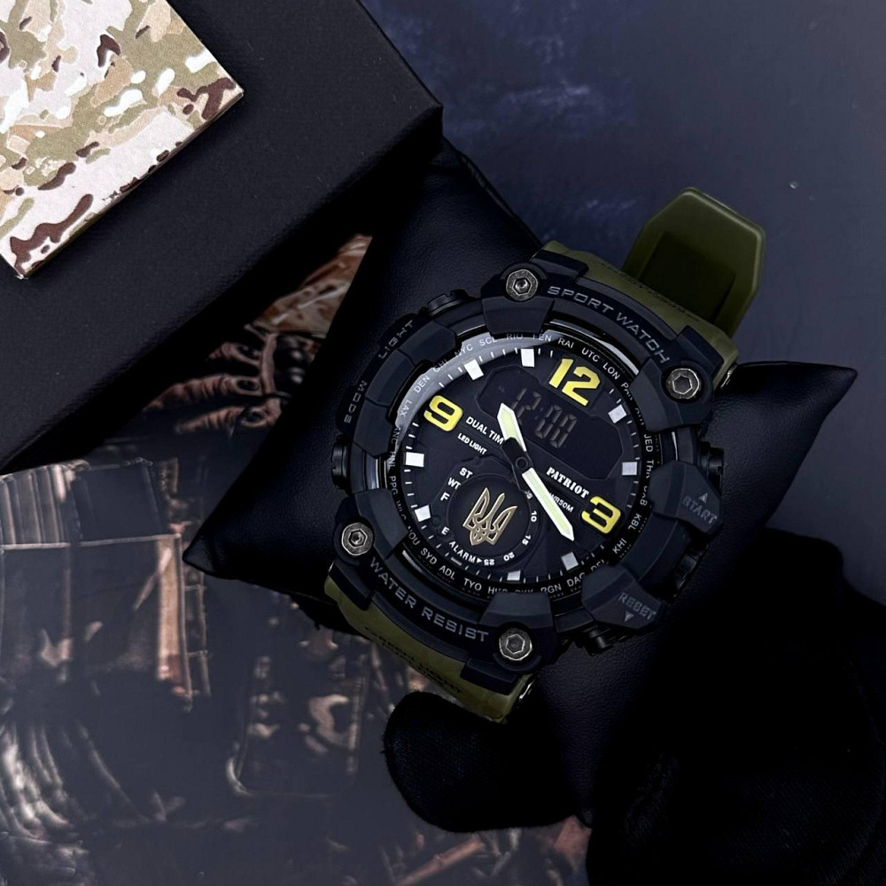 Patriot 004AGUAGD Тризуб золото Зелені + Коробка. SBR Київ - фото 3