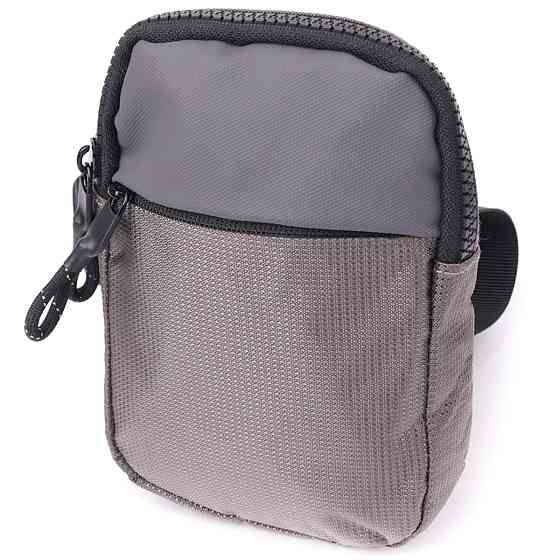 Удобная слинг сумка для путешествий из качественного текстиля Серый (Vintage) Киев