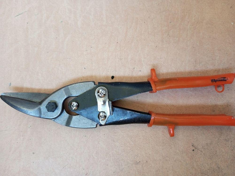 Ножницы по металлу, 250 мм, прав, обливные рукоятки SPARTA Полтава - фото 1