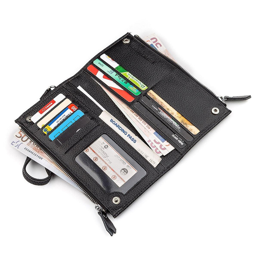 Кошелек надежный Черный (ST Leather) Киев - изображение 2