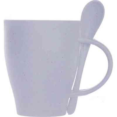 Чашка Voyager бамбукова 330 мл з ложкою світло-блакитний (V0847-23) Вінниця