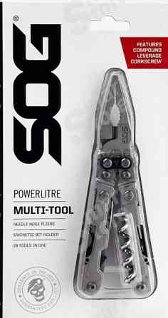 Мультитул SOG POWERLITRE тактический кепминговый военный. Харьков