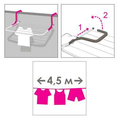 Сушарка для білизни Eurogold На батарею 4.5 м (0305) Вінниця