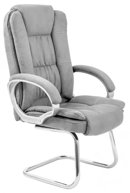 Офісне Конференційне Крісло Richman California Bond 16 Хром CF Сірий Київ - фото 1