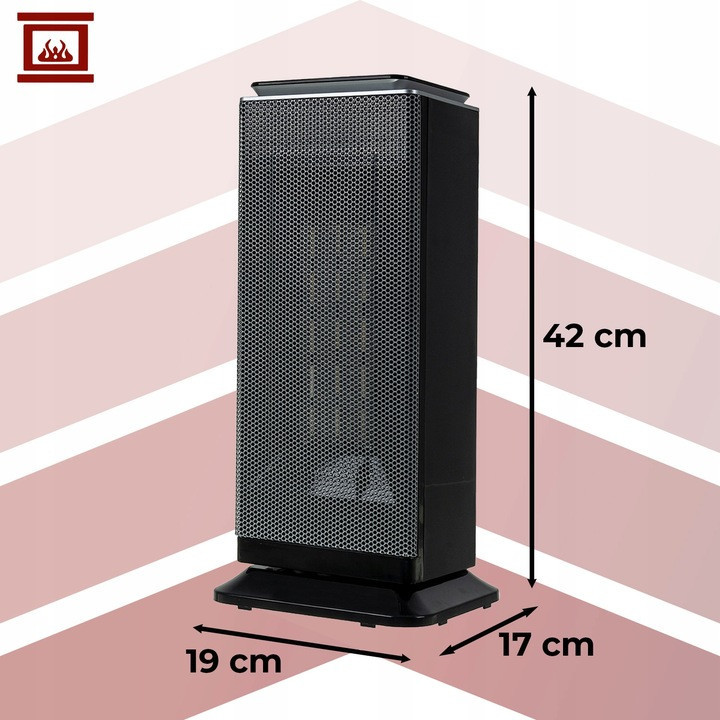Электрический керамический обогреватель с таймером Kaminer (26376) 2000 Вт Нововолынск - изображение 7