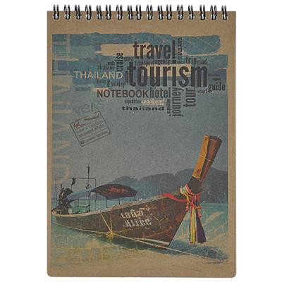 Блокнот Buromax spiral top, А5, 80sheets, KRAFT, white, perforation,assorted (BM.2473) Винница - изображение 1