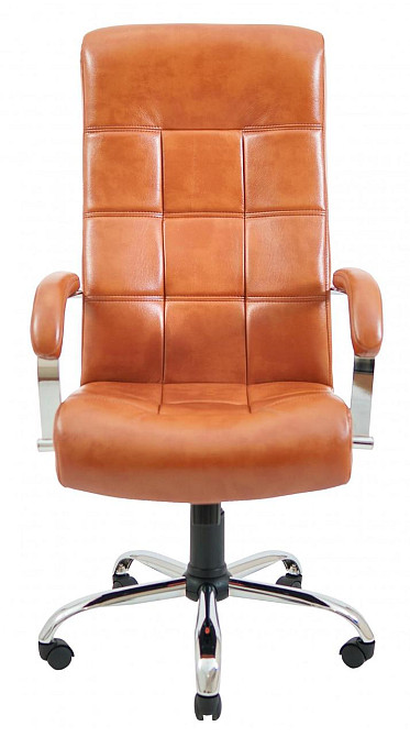 Офісне Крісло Керівника Richman Virginia Titan Cognac Хром М1 Tilt Коричневий Київ - фото 2