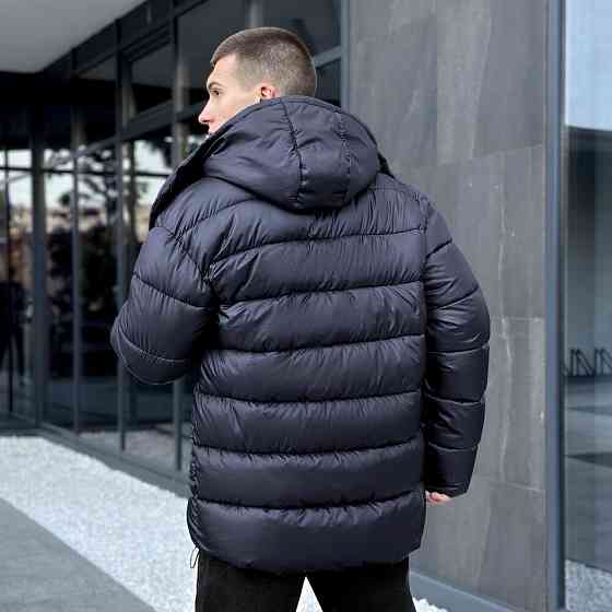 Чоловіча зимова куртка темно-синя Pobedov Snowfall Київ