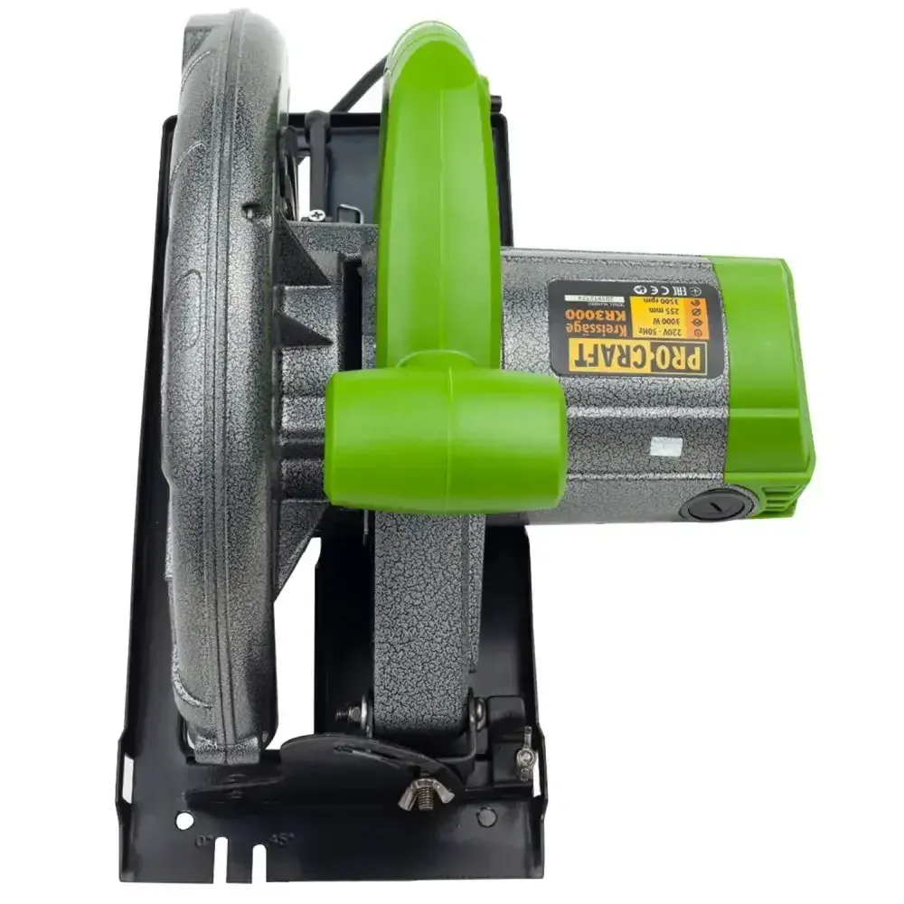 Циркулярна пила Procraft KR-3000 (255 мм, 3000 Вт, глибина різу 85 мм) Львів - фото 4