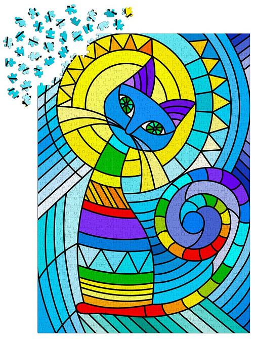 Пазл Декоративний кіт - Ornamental Cat (Enjoy-2121) Киев - изображение 4