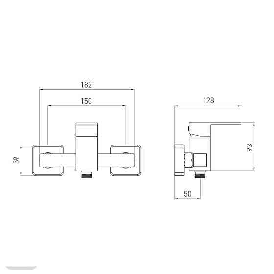 Смеситель для душа VOLLE PARDO (1548.100106)  pistola gris графит Киев