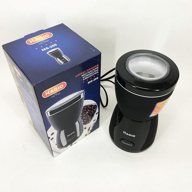 Электрическая кофемолка для турки MAGIO MG-205 200 Вт, Машина для молоть кофе, DC-725 Роторная кофемолка Киев - изображение 9