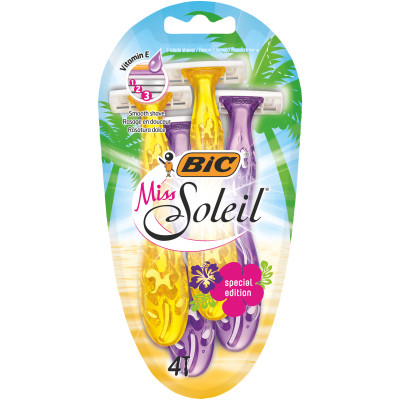 Бритва Bic Miss Soleil Tropical 4 шт. (3086123493049) Винница - изображение 1