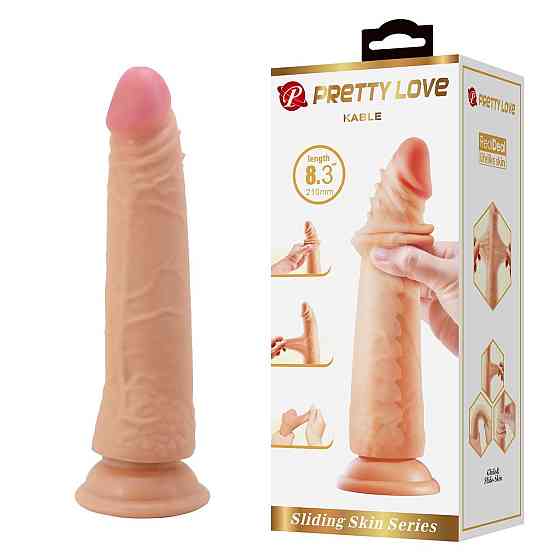 Фалоімітатор - Pretty Love Kable Sliding Skin 8.3" Flesh Sex Aura Київ