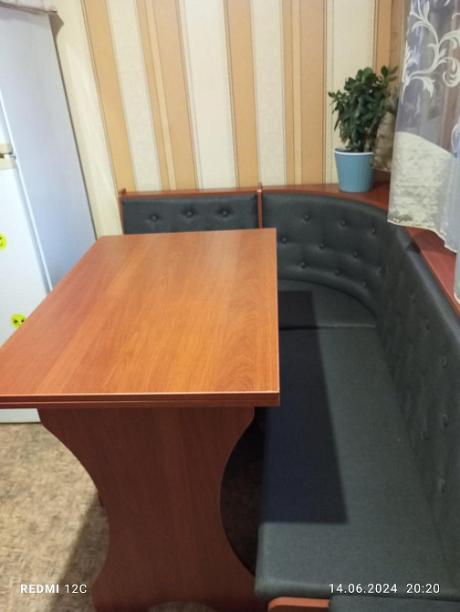 Куток Сімейний зі столом та 2 табуретки 114х154 см Тканина / Яблуня Львів - фото 8