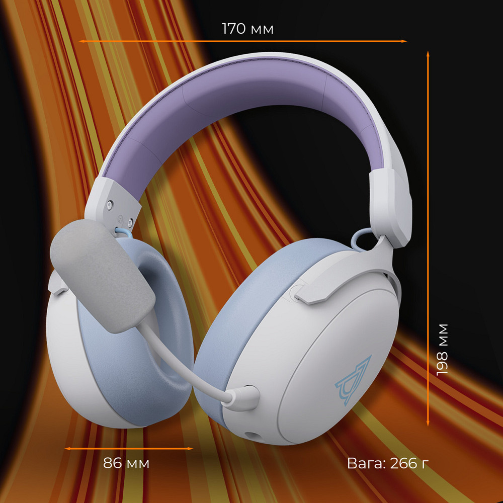 Bluetooth-гарнітура Ajazz AHM08 MAX 3-Mode White (AHM08-MAX-PWB) ( 17374 ) Харків - фото 9