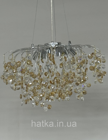 Люстра хрустальная подвесная Sirius WM-7015/800 хром Киев