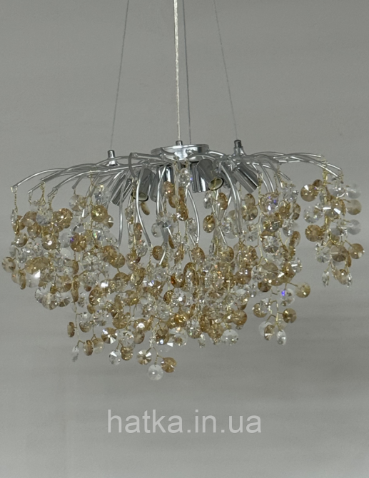 Люстра хрустальная подвесная Sirius WM-7015/800 хром Киев - изображение 2