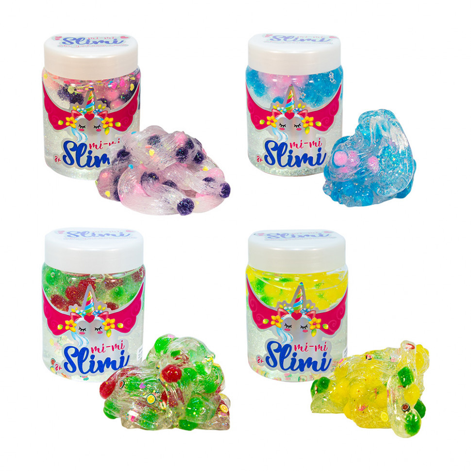 Слайм "Mi-mi Slimi - з помпонами" 71815 (укр.) 0,250 кг Вінниця - фото 1