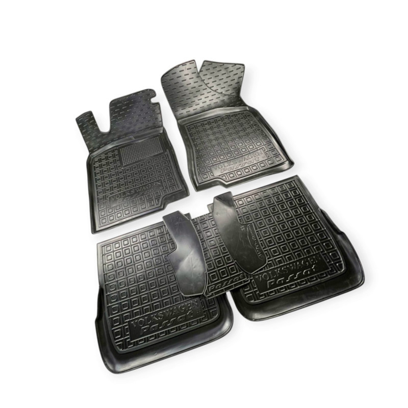 Коврики Фольцваген Пасат B3, B4 (1988-1996) борт 2,5 см, с перемычкой салона Мукачево - изображение 1