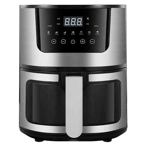 Аэрофритюрница сенсорная 8л, 4200Вт, Rainberg RB-2268 / Фритюрница без масла / Мультипечь / Аэрогриль Киев