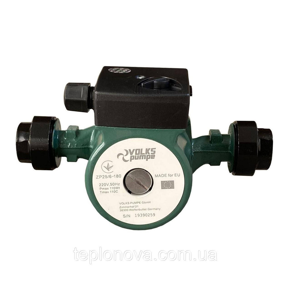 Насос циркуляційний VOLKS pumpe ZP25/6 180 мм + гайки Чернівці - фото 1
