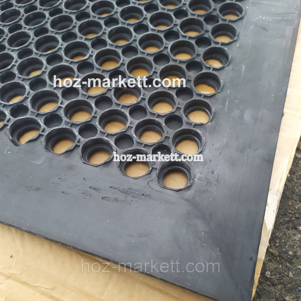 Килимок 150 см х 92 см х 1.2 см гумовий Скандинавія з отворами, гумове покриття Ковер 1500 х 916 Харків - фото 2