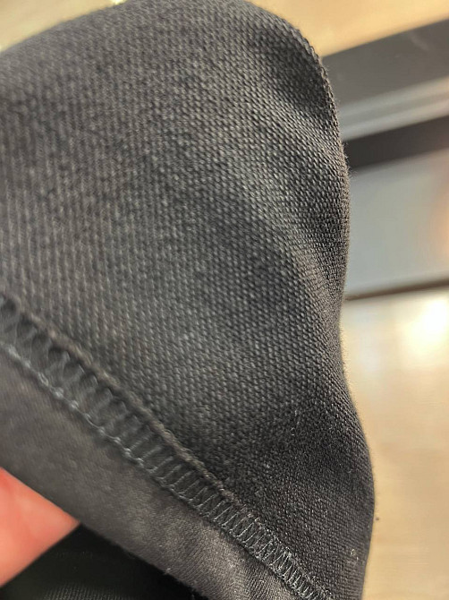 Брюки жіночі A-N 2333 широкі палаццо рівні від стегна талія на резинці щільний трикотаж чорні, чорний, M Київ - фото 3