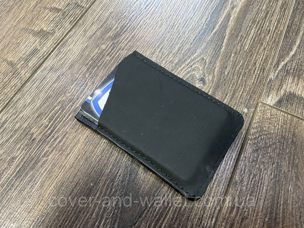 Стильний шкіряний картхолдер, обкладинка на права PS Leather Київ - фото 2