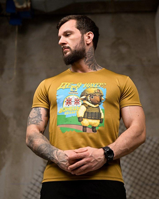 Тактическая потоотводящая футболка Де я coyot ПП7851 Одесса - изображение 4