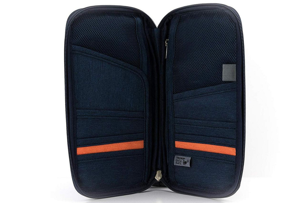 Кейс-органайзер дорожный Safe Flight (11.2 х 24.3 х 2.2см) полиэстер Синий Винница - изображение 2