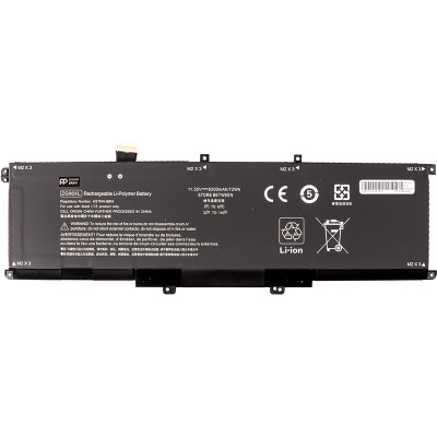 Аккумулятор для ноутбука HP ZBook Studio X360 G5 (ZG06) 11.55V 6200mAh PowerPlant (NB462353) Винница - изображение 1