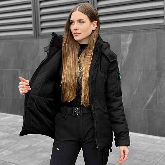 Женская зимняя Куртка с капюшоном Pobedov Winter Jacket Motive ЗИМА В2 Женская Киев